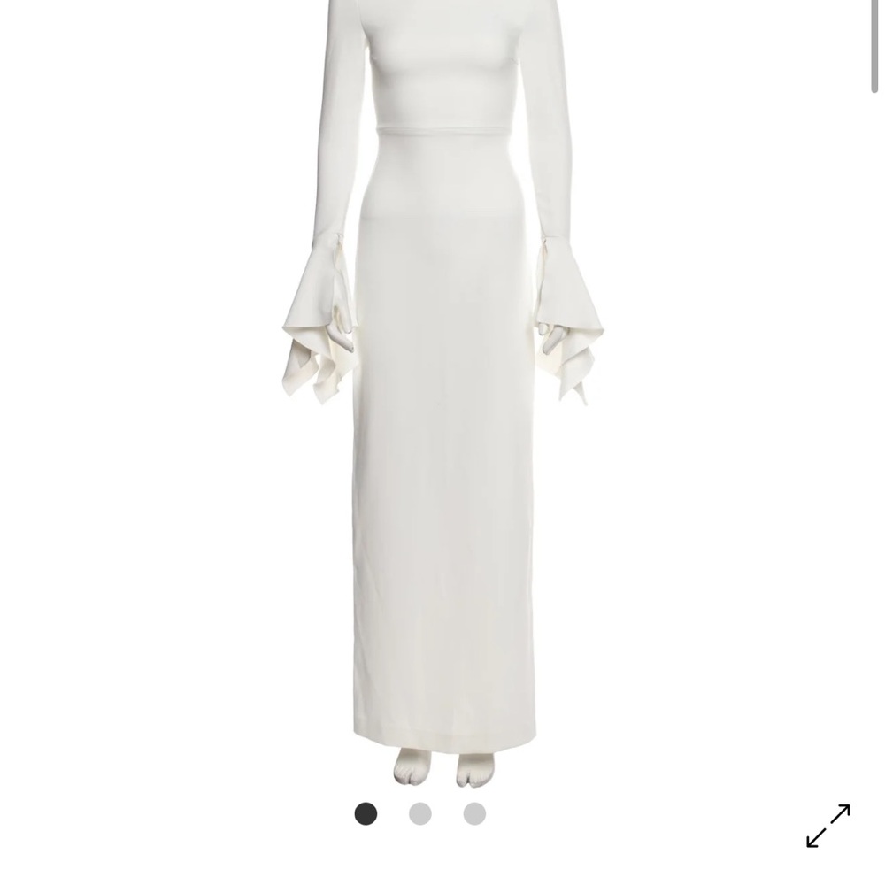 Solace London Amalie Off-Shoulder Dress Gown